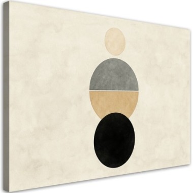Quadro su tela, Forme geometriche Minimalismo Beige...
