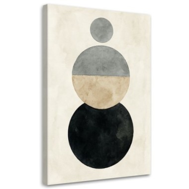 Quadro su tela, Geometria Astrattismo Acquerello...