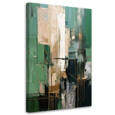 Quadro su tela, Immagine Astrazione Industriale...