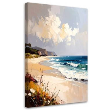 Quadro su tela, Mare Spiaggia Paesaggio marino - 40x60