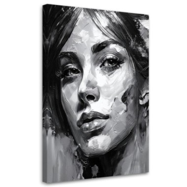 Quadro su tela, Ritratto di una donna Acrilico...
