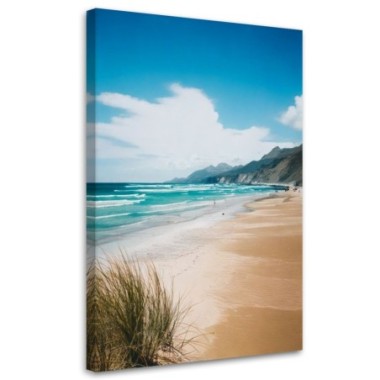 Quadro su tela, Spiaggia Mare Natura Turchese - 80x120