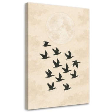 Quadro su tela, Uccelli Venezia (in volo)...