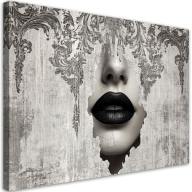 Quadro su tela, Volto di donna astrattismo - 90x60