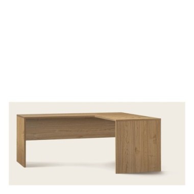 SCRIVANIA ANGOLARE DX L180 IN KIT