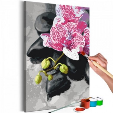 Quadro fai da te - Orchidea rosa - 40x60
