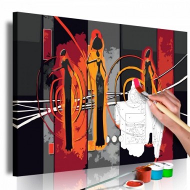 Quadro fai da te - African Women - 60x40