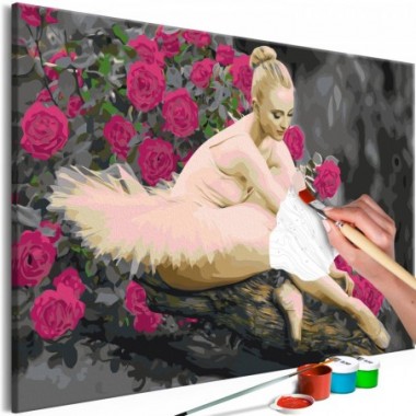 Quadro fai da te - Rose Ballerina - 60x40