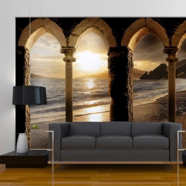 Fotomurale - Castello sulla sabbia - 150x105