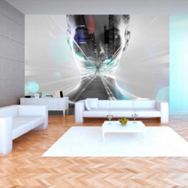 Fotomurale - City woman - 150x105