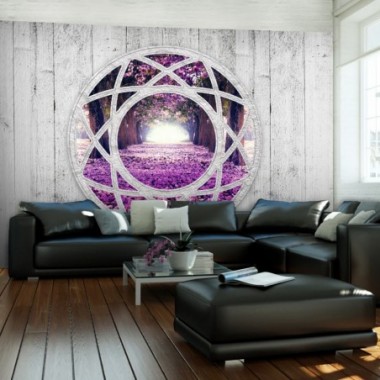 Fotomurale - Fuchsia landscape - 150x105