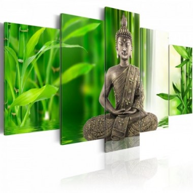Quadro - Buddha che sta meditando - 100x50