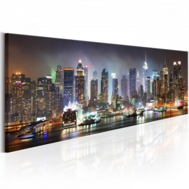 Quadro - White reflections in New York - 120x40