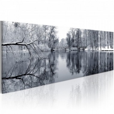 Quadro - paesaggio: inverno - 150x50