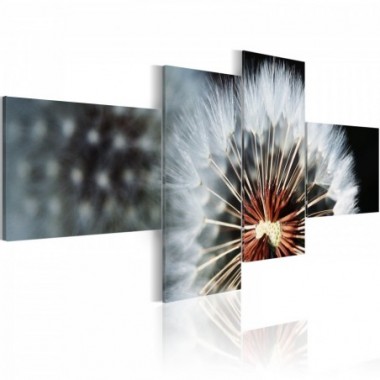 Quadro - Dente di leone: 4 pezzi - 200x90