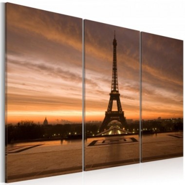 Quadro - Torre Eiffel al tramonto - 120x80