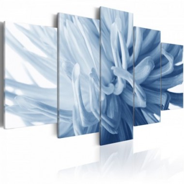 Quadro - Fiore azzurro di dalia - 100x50