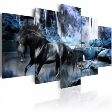 Quadro - Cascata azzurra - 100x50