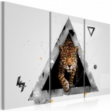 Quadro - Tigre con occhi verdi - 90x60