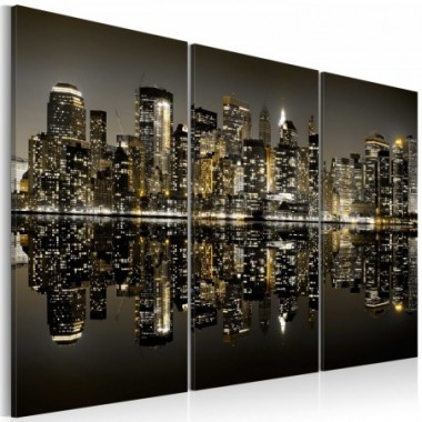 Quadro - New York dorata - 60x40