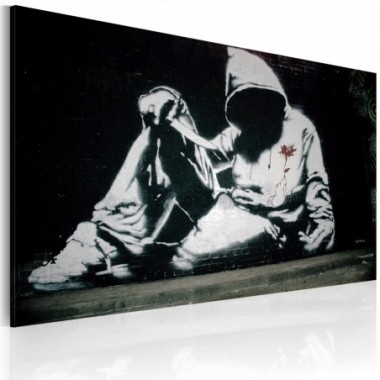 Quadro - Assassino in incognito (Banksy) - 60x40