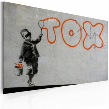 Quadro - Tappezzeria graffiti (Banksy) - 60x40
