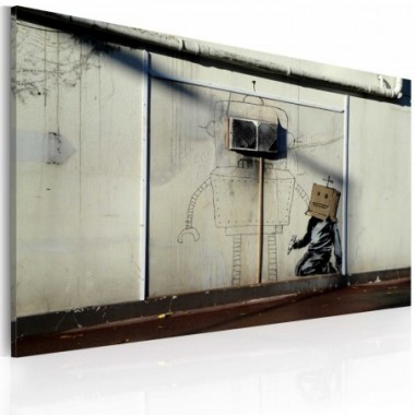 Quadro - Robot (Banksy) - 60x40