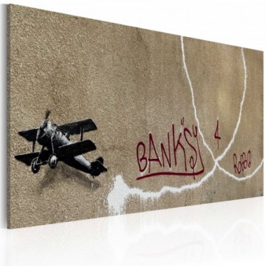 Quadro - Aeroplano d'amore (Banksy) - 60x40