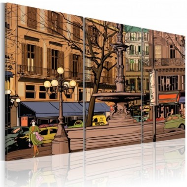 Quadro - Serata tranquilla a Parigi - 60x40