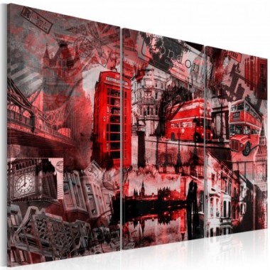 Quadro - Londra rossa - 120x80