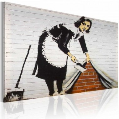 Quadro - Donna delle pulizie (Banksy) - 60x40