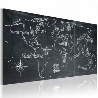 Quadro - Viaggiatore curioso (Germania) - 60x30