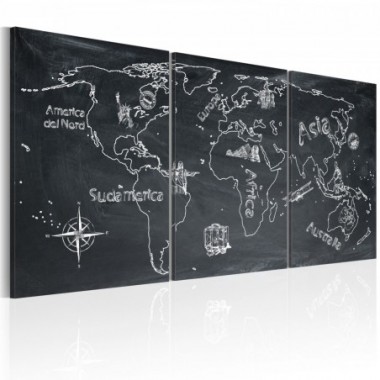 Quadro - Viaggiatore curioso (Italia) - 60x30