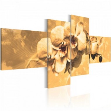 Quadro - Orchidee in seppia - 100x45