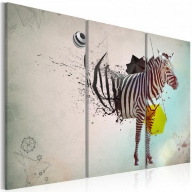 Quadro - zebra - astratto - 60x40