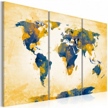 Quadro - Four corners of the World - triptych - 60x40