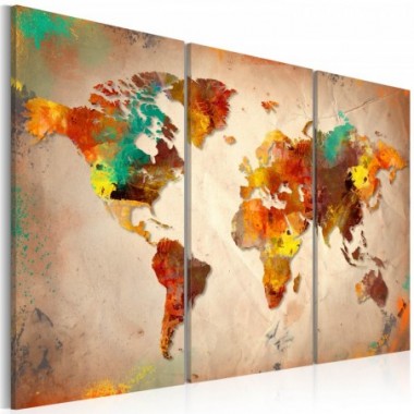 Quadro - Painted World - triptych - 60x40