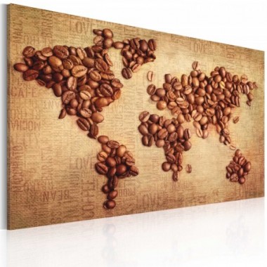 Quadro - Il mondo del caffè - 60x40