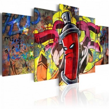 Quadro - Angry spray can - 100x50