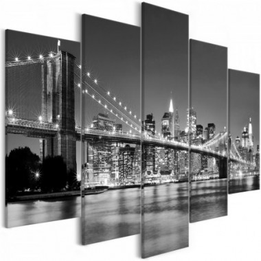 Quadro - Dream about New York (5 Parts) Wide - 225x100