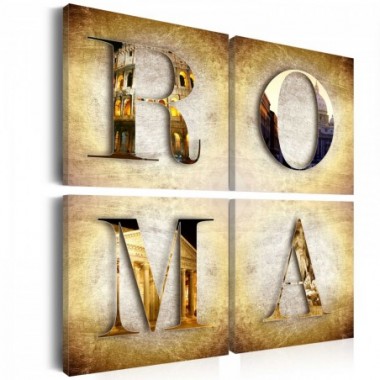 Quadro - Vacanze romane - 80x80