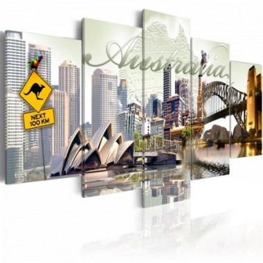 Quadro - Welcome to Australia! - 100x50