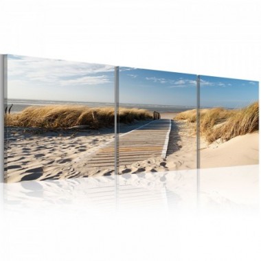 Quadro - La spiaggia – trittico - 120x40