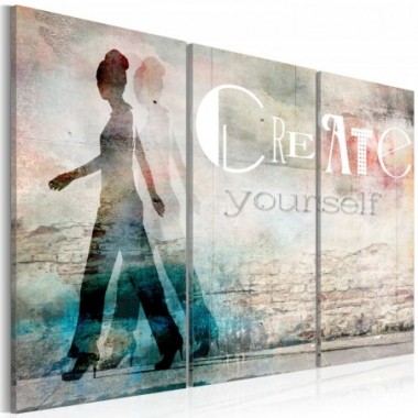 Quadro - Create yourself - trittico - 90x60