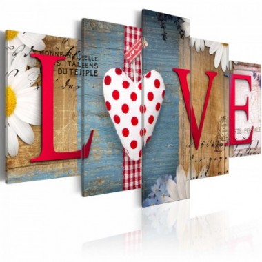 Quadro - LOVE - handmade - 100x50