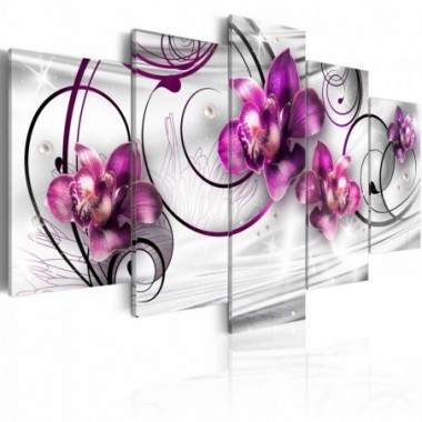Quadro - Orchidee e perle - 100x50