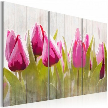 Quadro - Primavera mazzo di tulipani - 60x40