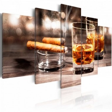 Quadro - Sigaro e whisky - 100x50