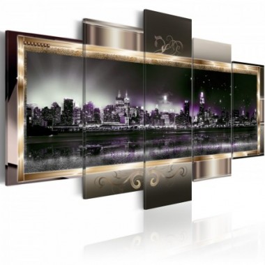 Quadro - New York: notte stellata - 200x100