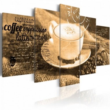Quadro - Coffe, Espresso, Cappuccino, Latte machiato...